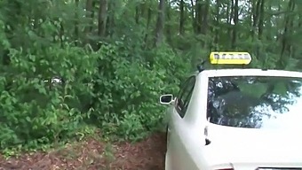 A Mature German Taxi Driver Assists A Client With Sexual Activity