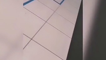 Desiring An Unfamiliar Penis, She Finds Herself In The Men'S Restroom At The Supermarket